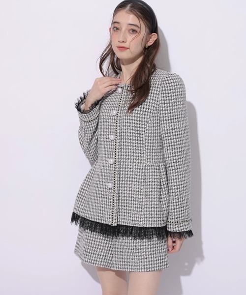 Rirandture(リランドチュール)の「ツィードペプラムジャケット(その他アウター・レディース・ブラック系その他2・1/2)」の15枚目の写真