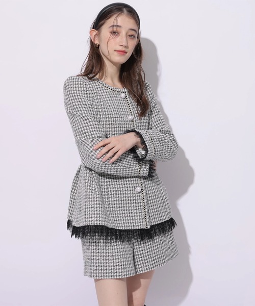 Rirandture(リランドチュール)の「ツィードペプラムジャケット(その他アウター・レディース・ブラック系その他2・1/2)」の17枚目の写真