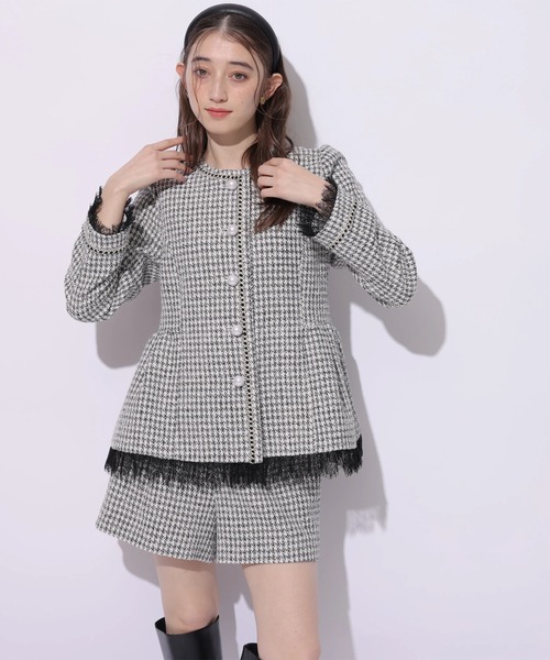 Rirandture(リランドチュール)の「ツィードペプラムジャケット(その他アウター・レディース・ブラック系その他2・1/2)」の18枚目の写真