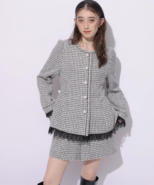 Rirandture(リランドチュール)の「ツィードペプラムジャケット(その他アウター・レディース・ブラック系その他2・1/2)」の20枚目の写真