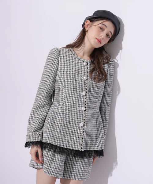 Rirandture(リランドチュール)の「ツィードペプラムジャケット(その他アウター・レディース・ブラック系その他2・1/2)」の21枚目の写真