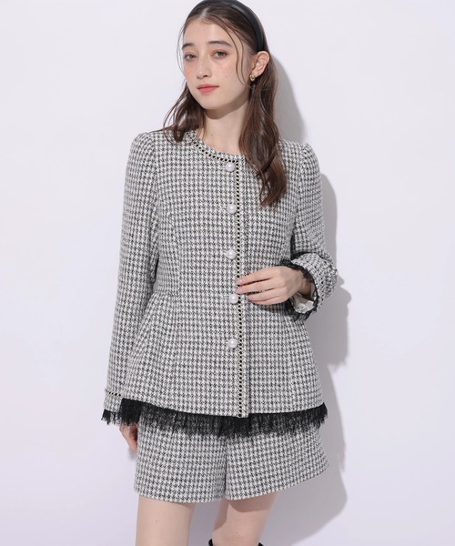 Rirandture(リランドチュール)の「ツィードペプラムジャケット(その他アウター・レディース・ブラック系その他2・1/2)」の22枚目の写真