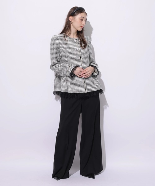 Rirandture(リランドチュール)の「ツィードペプラムジャケット(その他アウター・レディース・ブラック系その他2・1/2)」の3枚目の写真