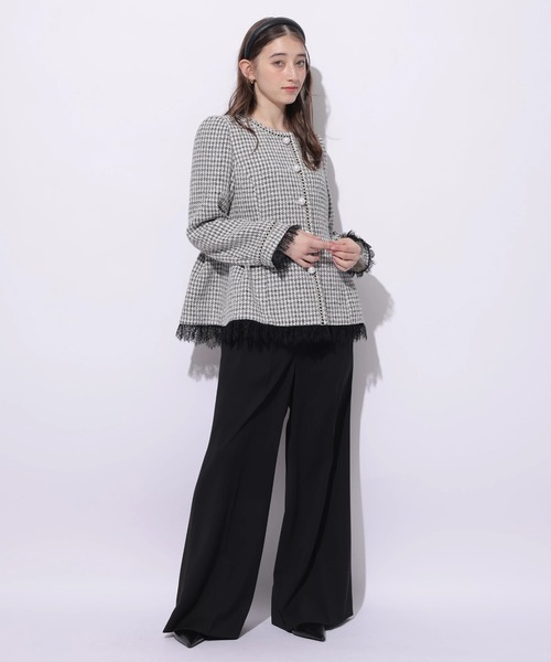 Rirandture(リランドチュール)の「ツィードペプラムジャケット(その他アウター・レディース・ブラック系その他2・1/2)」の7枚目の写真