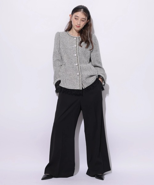 Rirandture(リランドチュール)の「ツィードペプラムジャケット(その他アウター・レディース・ブラック系その他2・1/2)」の10枚目の写真