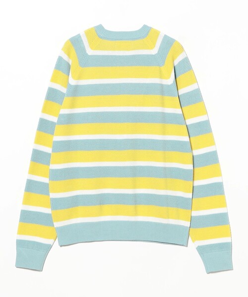 BEAMS PLUS(ビームスプラス)の「Crew Light Multi Stripe(ニット/セーター・メンズ・サックスブルー/ピンク・X-LARGE/SMALL/MEDIUM/LARGE)」の14枚目の写真