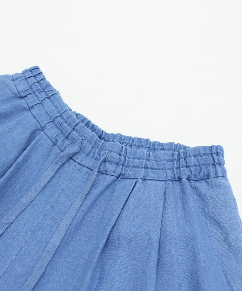 RNA-N（アールエヌエーエヌ）の「R4442 5.3ozデニムギャザーパンツ（デニムパンツ・レディース・ライトインディゴブルー・FREE）」の14枚目の写真