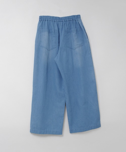 RNA-N(アールエヌエーエヌ)の「R4442 5.3ozデニムギャザーパンツ(デニムパンツ・レディース・ライトインディゴブルー/ダークインディゴブルー・FREE)」の16枚目の写真