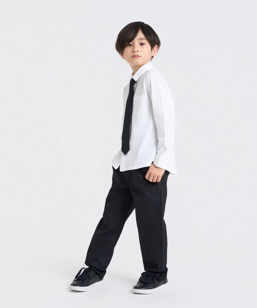 COMME CA ISM（コムサイズム）の「ベーシック ロングパンツ（その他パンツ・キッズ・ブラック/チャコール・110cm/100cm/120cm/130cm/140cm/150cm/160cm）」の3枚目の写真