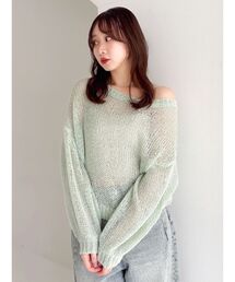 ≠ME 谷崎早耶コラボ】ポロライクラインスウェット（スウェット