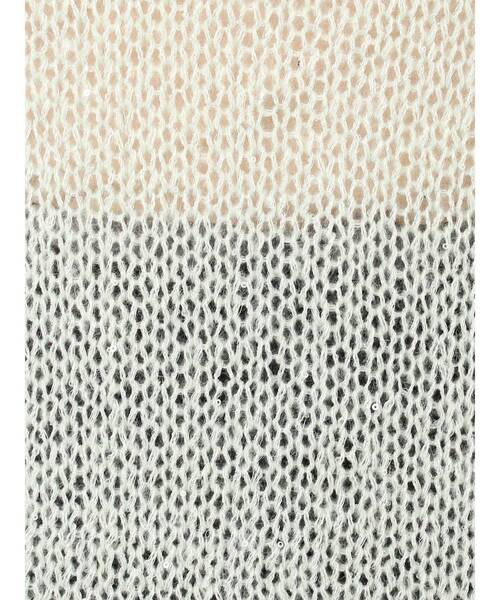 dazzlin(ダズリン)の「バックリボンスパンコールモヘアタッチニット(ニット/セーター・レディース・ブルー/ミント/ベージュ/ピンク/オフホワイト・FREE)」の6枚目の写真