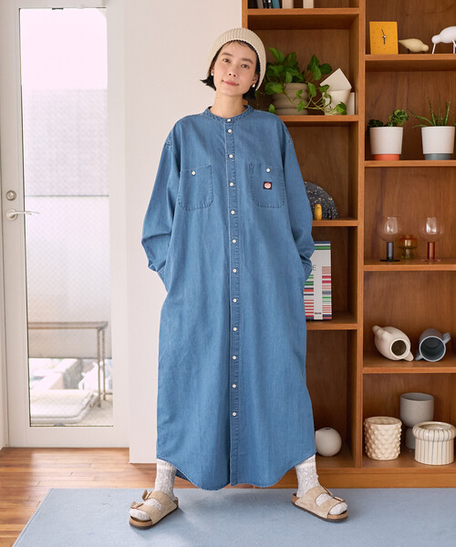 Freak's Store  Heardmans  シャツワンピース FREAK'S STORE（フリークスストア） シャツワンピース インド カラー