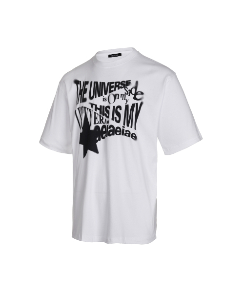 AEIAEIAE（エイエイエ）の「ユニセックスオーバーサイズグラフィックTシャツ[ホワイト]（Tシャツ/カットソー・メンズ・その他・FREE）」の10枚目の写真