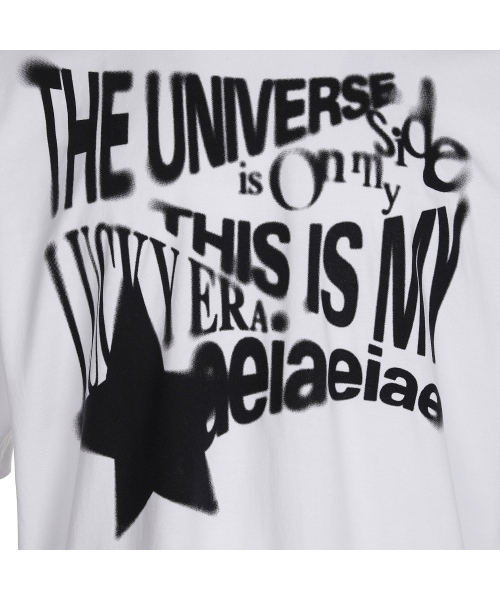 AEIAEIAE（エイエイエ）の「ユニセックスオーバーサイズグラフィックTシャツ[ホワイト]（Tシャツ/カットソー・メンズ・その他・FREE）」の12枚目の写真