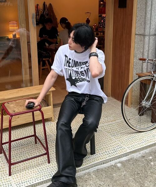 AEIAEIAE（エイエイエ）の「ユニセックスオーバーサイズグラフィックTシャツ[ホワイト]（Tシャツ/カットソー・メンズ・その他・FREE）」の13枚目の写真