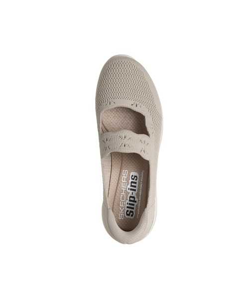 SKECHERS（スケッチャーズ）の「スケッチャーズ スリップインズ：アリヤ - サトル グリーム（スニーカー・レディース・ブラック/ナチュラル・23.5cm/22.5cm/23cm/24cm/24.5cm/25cm）」の8枚目の写真