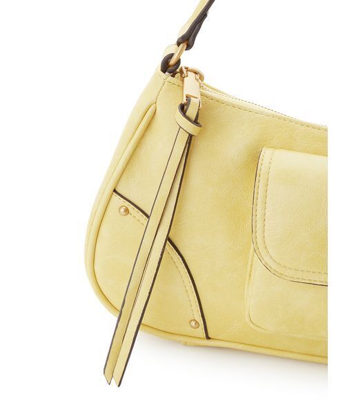 LILY BROWN（リリーブラウン）の「パッドロックホーボーバッグ（ハンドバッグ・レディース・イエロー/ブラウン/ブルー・F）」の9枚目の写真