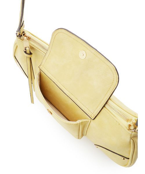 LILY BROWN（リリーブラウン）の「パッドロックホーボーバッグ（ハンドバッグ・レディース・イエロー/ブラウン/ブルー・F）」の16枚目の写真