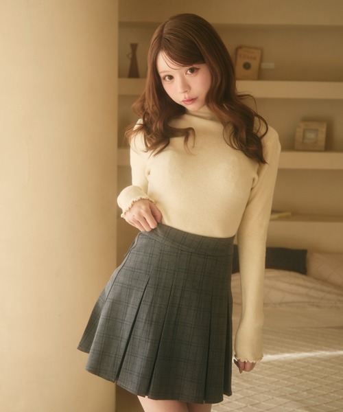 TITTY&CO.（ティティーアンドコー）の「バックリボンスカート（スカート・レディース・グレー/チャコールグレー・SMALL/MEDIUM）」の11枚目の写真