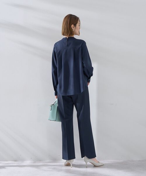 YECCA VECCA（イェッカヴェッカ）の「サイドベルテッドハイウエストパンツ（その他パンツ・レディース・アイボリー/ベージュ/ミント/ネイビー・S/M/M-L）」の22枚目の写真