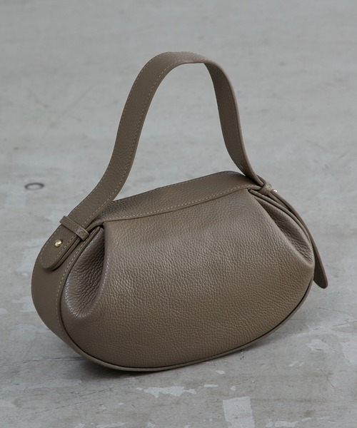 Lui's（ルイス）の「MILLELA FIRENZE / ベルトハンドバッグ（トートバッグ・レディース・ブラック/ダークブラウン/モカ・FREE）」の7枚目の写真