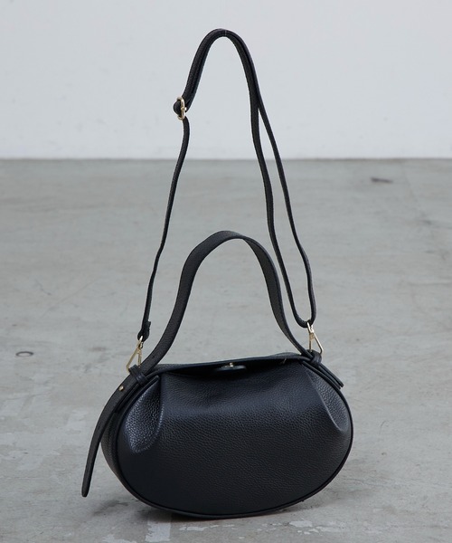 Lui's（ルイス）の「MILLELA FIRENZE / ベルトハンドバッグ（トートバッグ・レディース・ブラック/ダークブラウン/モカ・FREE）」の11枚目の写真