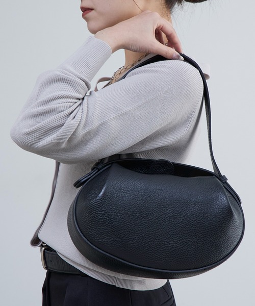 Lui's（ルイス）の「MILLELA FIRENZE / ベルトハンドバッグ（トートバッグ・レディース・ブラック/ダークブラウン/モカ・FREE）」の16枚目の写真