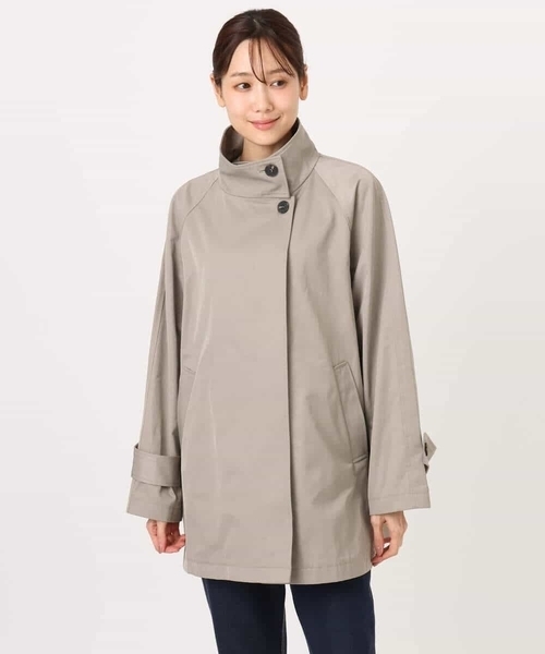 MK MICHEL KLEIN(エムケーミッシェルクラン)の「テントライン ツイルコート/洗える(トレンチコート・レディース・ベージュ/モカ・38)」の19枚目の写真