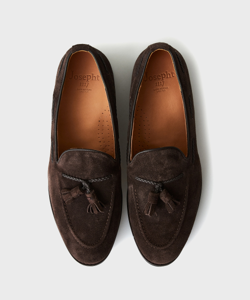 JOSEPHT（ジョセフ）の「DRUCKER BROWN [CALF SUEDE]（ローファー・メンズ・その他・24cm/27.5cm/27cm/26.5cm/26cm/25.5cm/25cm/24.5cm/28cm）」の5枚目の写真