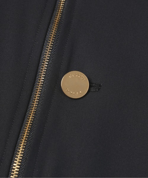 CULLNI（クルニ）の「Wool Gabardine Zip Up Short Coat（ステンカラーコート・メンズ・ブラック/グレイッシュベージュ・0/1/2）」の13枚目の写真