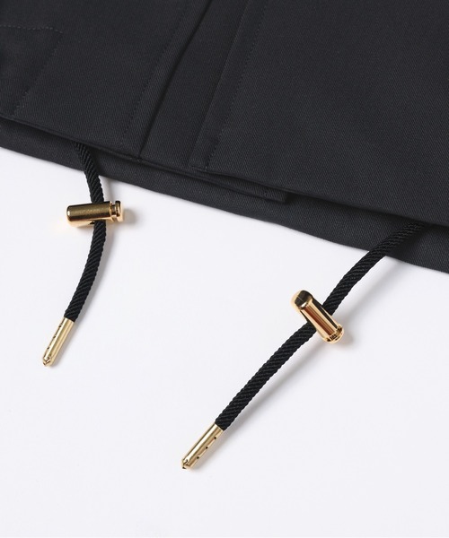 CULLNI（クルニ）の「Wool Gabardine Zip Up Short Coat（ステンカラーコート・メンズ・ブラック/グレイッシュベージュ・0/1/2）」の14枚目の写真