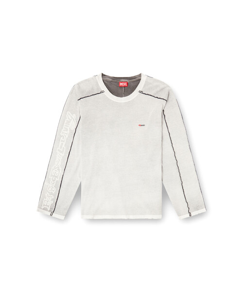DIESEL(ディーゼル)の「メンズ 長袖Tシャツ T-RIVEN-LS(Tシャツ/カットソー・メンズ・ブラック系その他・SMALL/MEDIUM/LARGE/XXX-LARGE/XX-LARGE/X-LARGE/X-SMALL)」の4枚目の写真