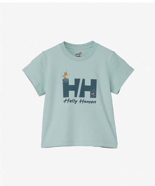 HELLY HANSEN（ヘリーハンセン）の「【HELLY HANSEN】K S/S Logo Helly Bear Tee（Tシャツ/カットソー・キッズ・ネイビー/アイボリー/グリーン・130/140）」の2枚目の写真