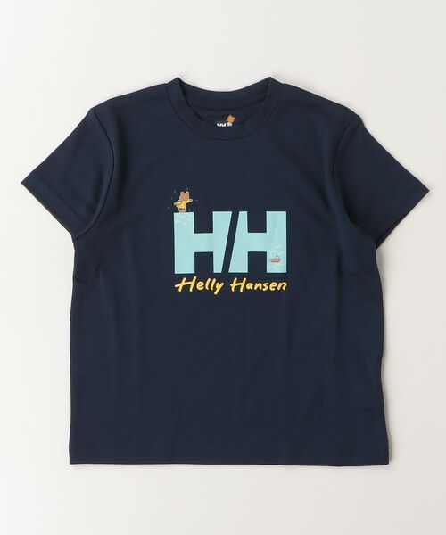 HELLY HANSEN（ヘリーハンセン）の「【HELLY HANSEN】K S/S Logo Helly Bear Tee（Tシャツ/カットソー・キッズ・ネイビー/アイボリー/グリーン・130/140）」の6枚目の写真