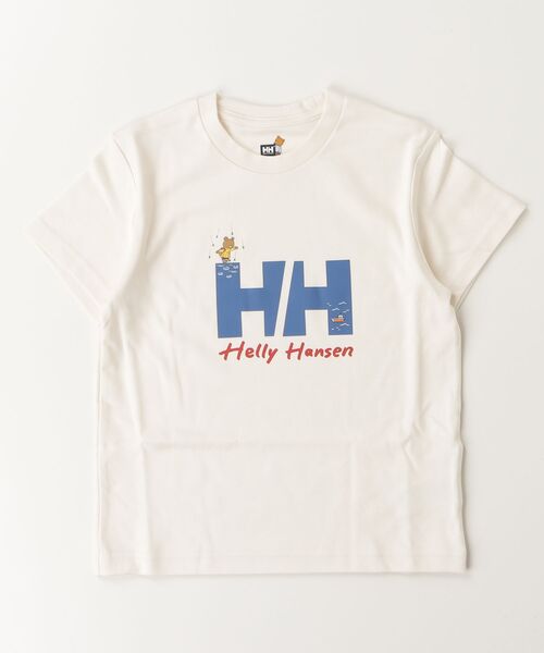 HELLY HANSEN（ヘリーハンセン）の「【HELLY HANSEN】K S/S Logo Helly Bear Tee（Tシャツ/カットソー・キッズ・ネイビー/アイボリー/グリーン・130/140）」の4枚目の写真