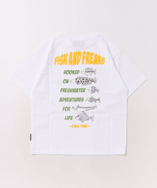 KRIFF MAYER Kid's Collection（クリフメイヤーキッズコレクション）の「【綿100％】天竺プリントTEE(釣り)（Tシャツ/カットソー・キッズ・ライトグリーン/チャコール/パープル/オフホワイト・150/140/130/120/170/160）」の7枚目の写真