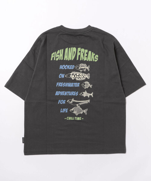 KRIFF MAYER Kid's Collection（クリフメイヤーキッズコレクション）の「【綿100％】天竺プリントTEE(釣り)（Tシャツ/カットソー・キッズ・ライトグリーン/チャコール/パープル/オフホワイト・150/140/130/120/170/160）」の8枚目の写真