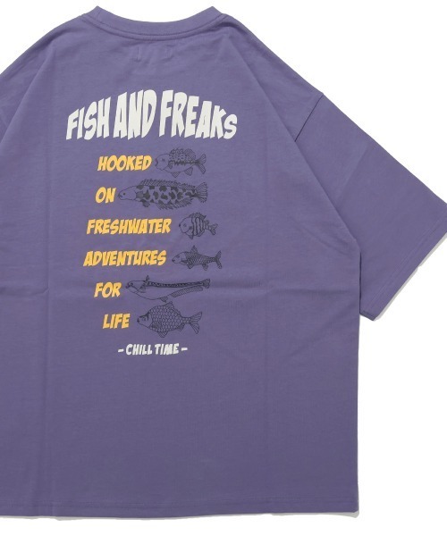 KRIFF MAYER Kid's Collection（クリフメイヤーキッズコレクション）の「【綿100％】天竺プリントTEE(釣り)（Tシャツ/カットソー・キッズ・ライトグリーン/チャコール/パープル/オフホワイト・150/140/130/120/170/160）」の4枚目の写真