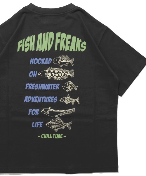 KRIFF MAYER Kid's Collection（クリフメイヤーキッズコレクション）の「【綿100％】天竺プリントTEE(釣り)（Tシャツ/カットソー・キッズ・ライトグリーン/チャコール/パープル/オフホワイト・150/140/130/120/170/160）」の2枚目の写真