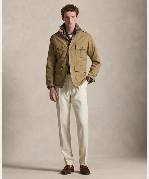 POLO RALPH LAUREN（ポロ ラルフ ローレン）の「クラシック フィット テクスチャード オーバーシャツ（シャツ/ブラウス・メンズ・ブラウン系3・L/M/S/XL/XS/XXL）」の3枚目の写真