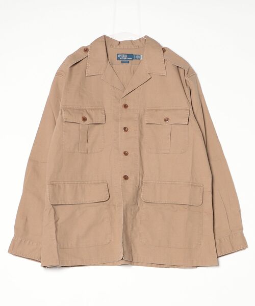 POLO RALPH LAUREN（ポロ ラルフ ローレン）の「クラシック フィット テクスチャード オーバーシャツ（シャツ/ブラウス・メンズ・ブラウン系3・L/M/S/XL/XS/XXL）」の8枚目の写真