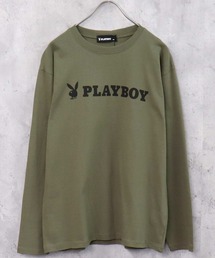 PLAYBOY（プレイボーイ）の「【PLAYBOY/プレイボーイ】プリントロンT 長袖Tシャツ（Tシャツ/カットソー）」