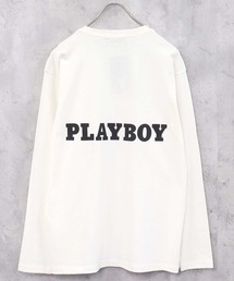 PLAYBOY（プレイボーイ）の「【PLAYBOY/プレイボーイ】プリントロンT 長袖Tシャツ（Tシャツ/カットソー）」