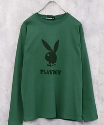 PLAYBOY（プレイボーイ）の「【PLAYBOY/プレイボーイ】プリントロンT 長袖Tシャツ（Tシャツ/カットソー）」
