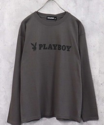 PLAYBOY（プレイボーイ）の「【PLAYBOY/プレイボーイ】プリントロンT 長袖Tシャツ（Tシャツ/カットソー）」