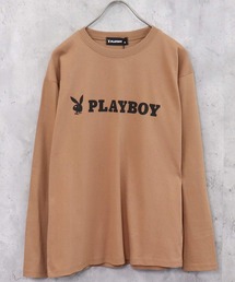 PLAYBOY（プレイボーイ）の「【PLAYBOY/プレイボーイ】プリントロンT 長袖Tシャツ（Tシャツ/カットソー）」