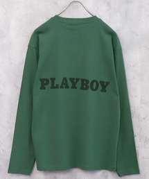 PLAYBOY（プレイボーイ）の「【PLAYBOY/プレイボーイ】プリントロンT 長袖Tシャツ（Tシャツ/カットソー）」