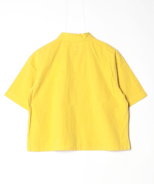 ORCIVAL（オーシバル）の「ORCIVAL/オーシバル　ガーメントダイポプリン レギュラーカラーショートスリーブシャツ　REGULAR COLLAR POPLIN SHORTSLEEVE SHIRT　OR-B0446 GDP（シャツ/ブラウス・レディース・クリーム/ダークベージュ/イエロー・1）」の13枚目の写真