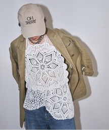oll（オール）の「Emma crochet bustier（ニット/セーター）」