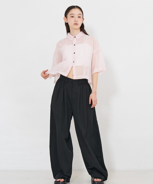 NOMINE（ノミネ）の「タック ボリュームパンツ（その他パンツ・レディース・ホワイト/ブラック/チャコールグレー・S/M）」の20枚目の写真